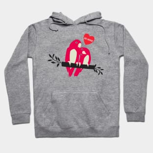 Be Mine Lovebirds Hoodie